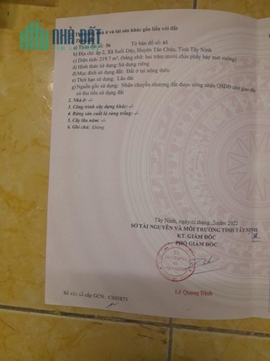 ĐẤT ĐẸP – GIÁ TỐT - CHÍNH CHỦ Cần Bán Nhanh Lô Đất Tặng Căn Nhà Đang Cho Thuê 800k/ Tháng