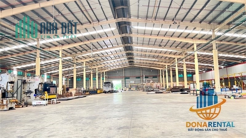 nhà xưởng cho thuê tại kcn lộc an, long thành, bao gồm bể xử lý bề mạ axit, nội thất Vp