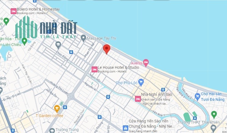 ♪Mặt Tiền Lê Văn Thịnh Hoà Minh sát Biển, 75m2, 2.x tỷ