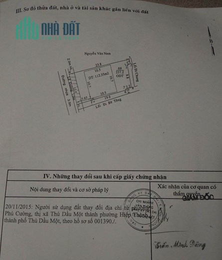 Chuyển về Đà Lạt, chính chủ cần bán nhà trung tâm TP Thủ Dầu Một, Bình Dương