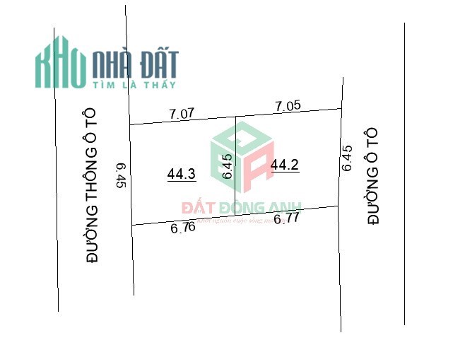 Bán 44m2 Vân Nội Đông Anh - đường thông ô tô - nhỉnh 1.5 tỷ