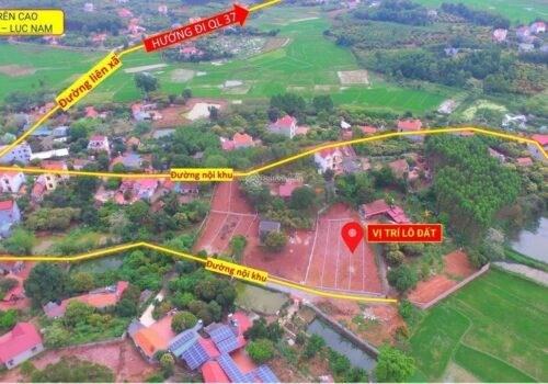 Bán đất 335m2 xã Thanh Lâm, Bắc Giang
Cách khu hành chính xã Thanh Lâm gần 1km.