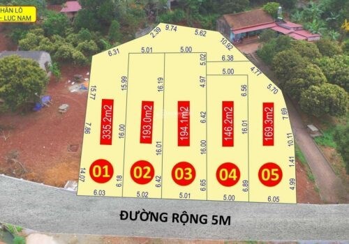 Bán đất 335m2 xã Thanh Lâm, Bắc Giang
Cách khu hành chính xã Thanh Lâm gần 1km.