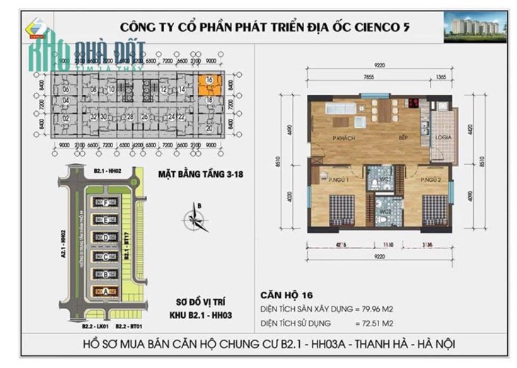 BÁN CĂN HỘ GÓC VIP 80M2, FULL NỘI THẤT XỊN, TÒA HH03B, 2 NGỦ, 2WC,2 THOÁNG , GIÁ 1,8 TỶ