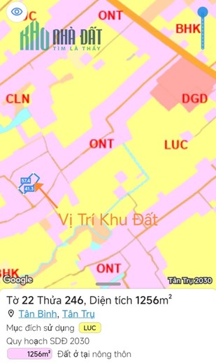 Bán gấp lô đất lúa chuyển thổ giá 1,5 tỷ