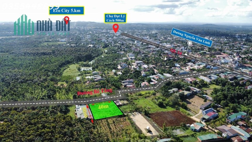 Đất nông nghiệp 40x50 chỉ 1ty350, ngay khu dan cư xã Hoà Thuận Tp. Buôn Ma Thuột