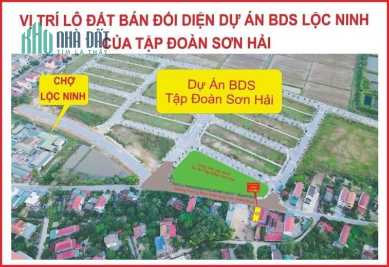 ⚡️⚡️⚡️ Mặt tiền Trương Phúc Phấn đối diện dự án sơn Hải gần chợ Lộc Đại.