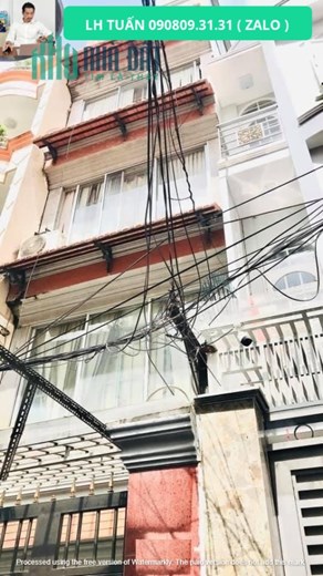 3131- Bán Nhà 60m2 , 5 Tầng , Cách Mạng Tháng 8, P.10, Quận 3 - 9PN Giá 7 tỷ 7