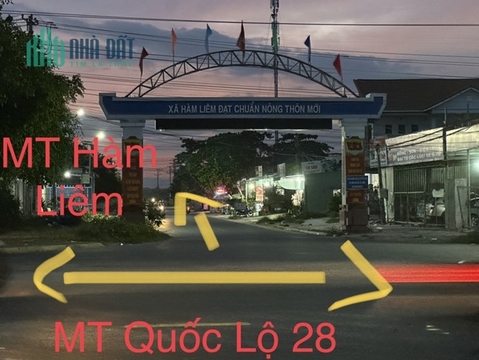Chính chủ bán lô đất vị trí 1 gần KDC An Phú 1, xã Hàm Liêm, H.Hàm Thuận Bắc, Bình Thuận