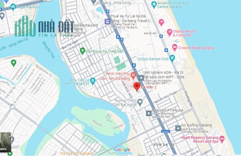 ► Đất mặt Tiền cạnh Bệnh Viện 600 giường, Đa Mặn, bên Công Viên, 85m2, nhỉnh 3 tỷ