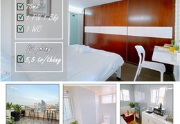 Phòng đẹp XVNT đoạn gần hàng xanh, full nội thất