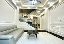 Bán nhà mặt ngõ độc lập 4 tầng 45M oto tận nhà Lũng Đông Hải An Giá 2ty950