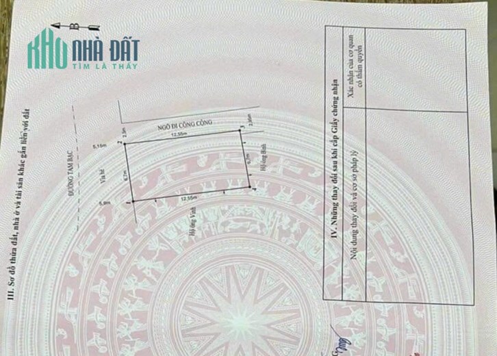 Bán lô đất mặt đường phố Tam Bạc diện tích 84M ngang 6.7 M Phan Bội Châu  Hồng Bàng