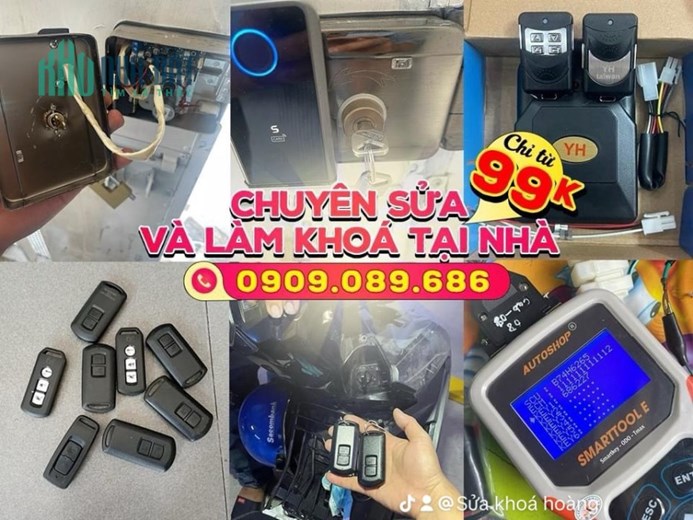 SỬA KHOÁ TẠI NHÀ GIÁ RẺ - CHUYÊN LÀM  chìa khoá Smartkey, HonDa, Yamaha, Vespa