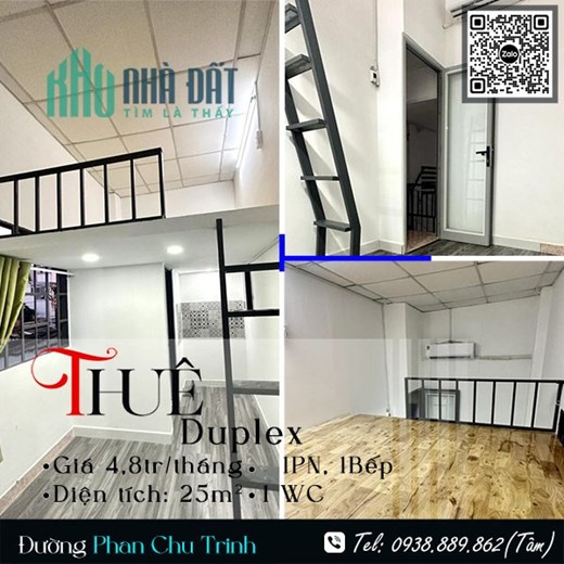 Cho thuê CHDV duplex Phan Chu Trinh Full nội thất