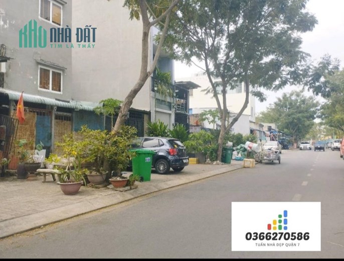Bán nhà mặt tiền đường số Quận 7, 4x12m, 2 tầng, giá 5.x tỷ