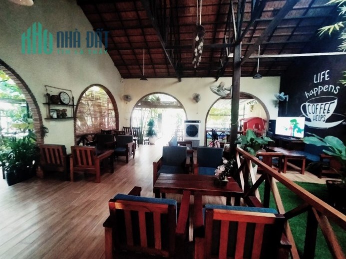 SỞ HỮU BIỆT THỰ SÂN VƯỜN QUÁN CÀ FE DIỆN TÍCH ĐẤT KHỦNG 325M2, GẦN SÔNG CẨM LỆ MÁT MẺ