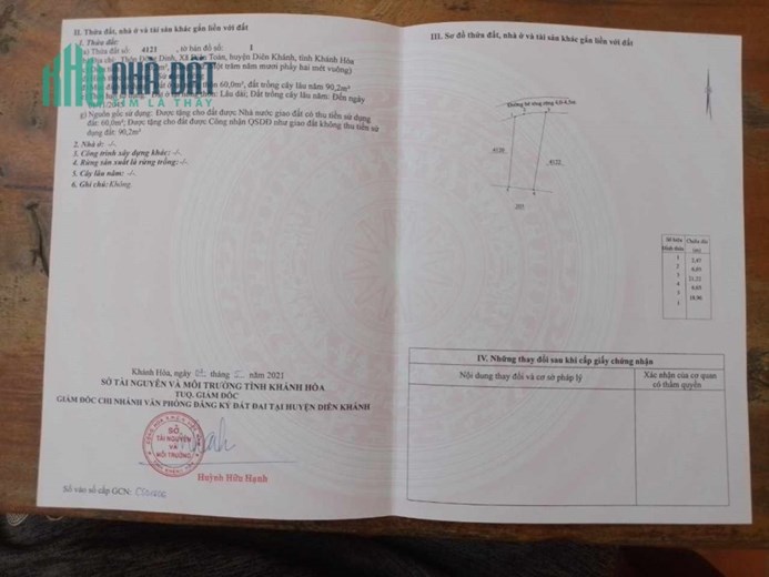 Bán Lô đất Ngộp Diên Toàn 8,5tr/m2, Cách QL chỉ 300m Đường Oto, Khu Dân Cư, Sổ Đỏ Giá rẻ