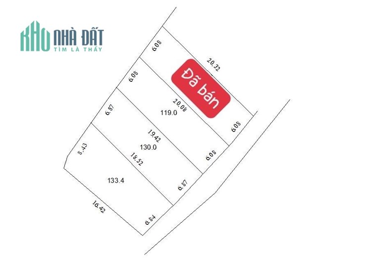 Rẻ nhất khu vực hơn 100m đất 2 mặt đường trước sau, ô tô đỗ tận nơi tại Hồng Kỳ-SS
