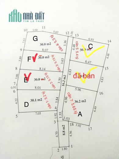 Bán lô 7 căn nhà xây mới Đội Cấn, 30m2-36m2, giá từ 5,15 tỷ - 5,65 tỷ.