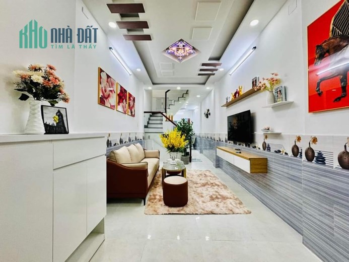 Bán Nhà Thống Nhất Gò Vấp Tặng Nội Thất Hẻm Xe Hơi 3 Tỷ 6