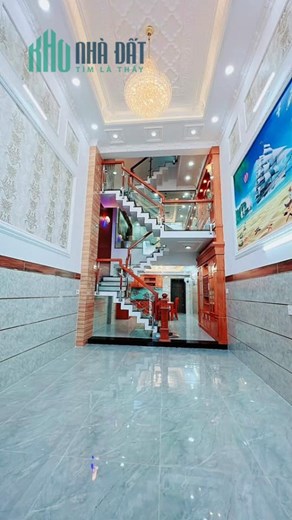 SIÊU PHẨM BÌNH TÂN - NHÀ ĐẸP LUNG LINH - GIÁP TÂN PHÚ - NGAY CHỢ GÒ XOÀI - 5 TẦNG 5PN NHÍCH 7 TỶ