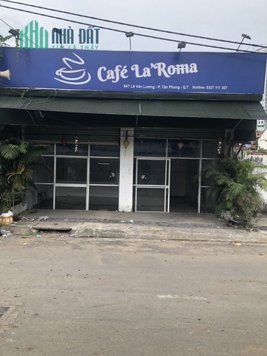 Cho thuê mặt bằng mặt tiền Lê Văn Lương, gần ĐH Tôn Đức Thắng, Quận 7