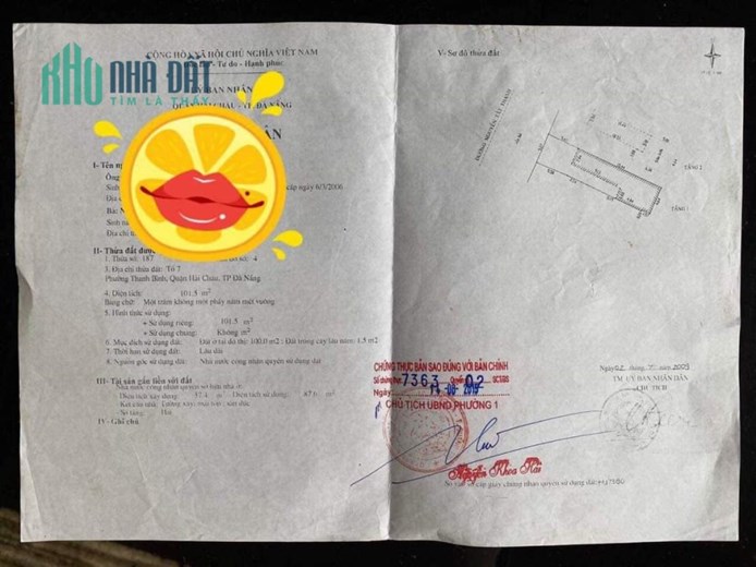 🔴💥Bán đất biển Nguyễn Tất Thành - P Thanh Bình, Q. Hải Châu - Đà Nẵng.