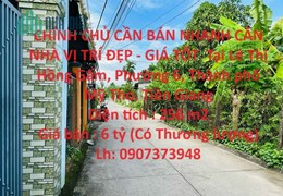 CHÍNH CHỦ CẦN BÁN NHANH CĂN NHÀ VỊ TRÍ ĐẸP - GIÁ TỐT  Tại Phường 6, TP Mỹ Tho, Tiền Giang