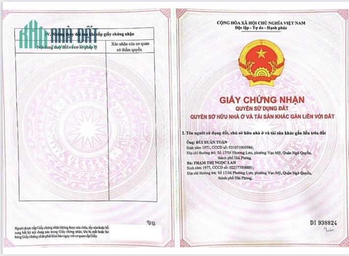 NHÀ ĐẸP CHÍNH CHỦ - GIÁ TỐT  Tại Phường Đông Hải 1, Quận Hải An - Hải Phòng