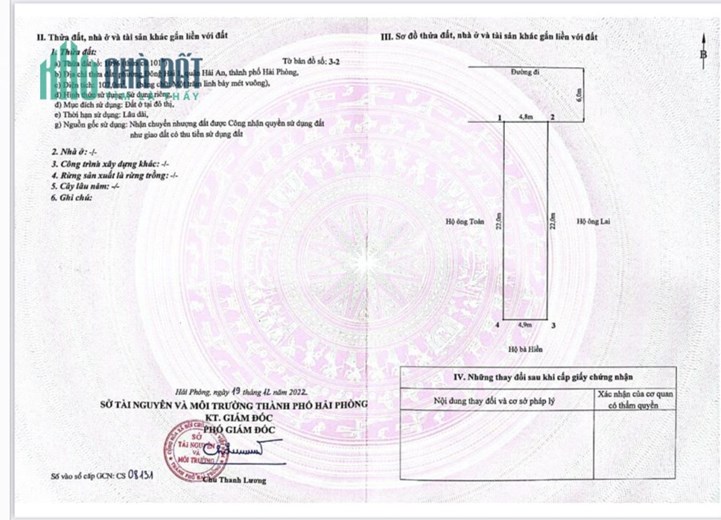 NHÀ ĐẸP CHÍNH CHỦ - GIÁ TỐT  Tại Phường Đông Hải 1, Quận Hải An - Hải Phòng