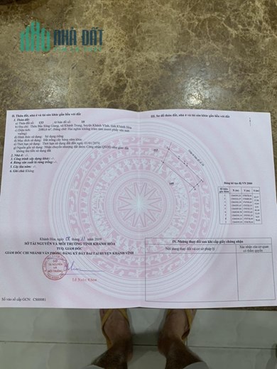 SỞ HỮU NGAY LÔ ĐẤT MẶT ĐƯỜNG ĐẸP  Tại  Khánh Vĩnh , huyện Khánh Vĩnh, tỉnh Khánh Hòa