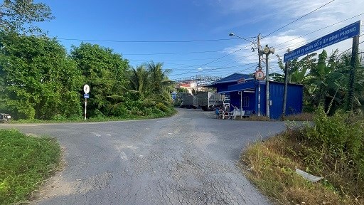 BÁN ĐẤT MẶT TIỀN ĐƯỜNG HUYỆN 86B XÃ TÂN MỸ             CHÁNH TP MỸ THO