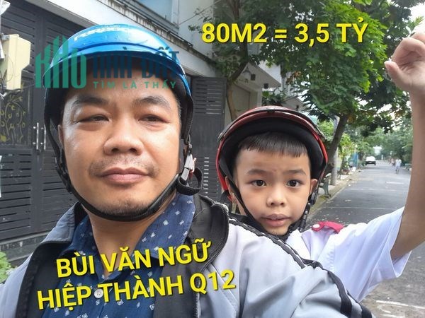 81mj2 giá 3,5 tỷ Bùi Văn Ngữ Hiệp Thành Quận 12 TPHCM giá Bèo