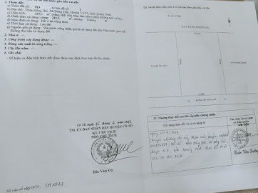 Cắt lỗ mảnh đất nằm trục đường chính trung tâm bãi tắm Hồng Vàn.