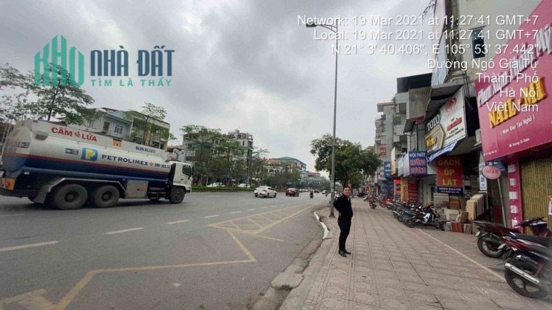 MẶT PHỐ NGÔ GIA TỰ - LÔ GÓC - VỈA HÈ ĐÁ BÓNG - KINH DOANH VÔ ĐỊCH - GIÁ TRỊ TƯƠNG LAI.