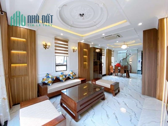 Hoa Lâm, Việt Hưng, nhà đẹp lung linh xây mới, gara oto vào, ngõ nông, 60m2x 5t, 7 tỷ 6