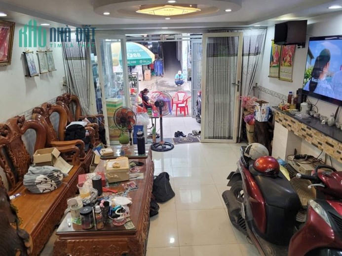 🍒BÁN NHÀ - KHU DC LÝ CHIÊU HOÀNG - B.TÂN - GIÁP Q.6 - HẺM 7M THÔNG - 60M2  - NHỈNH 4 TỶ