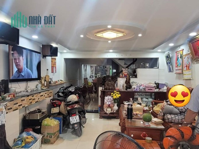 🍒BÁN NHÀ - KHU DC LÝ CHIÊU HOÀNG - B.TÂN - GIÁP Q.6 - HẺM 7M THÔNG - 60M2  - NHỈNH 4 TỶ