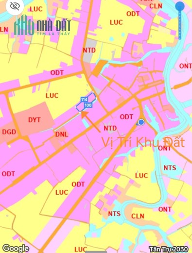 Bán lô đất lúa chuyển thổ phân lô hai mặt tiền giá 21,6 tỷ