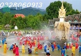 ĐÓN TẾT TÉ NƯỚC TẠI ĐẤT NƯỚC TRIỆU VOI  VIỆT – LÀO – THÁI (5N4Đ)