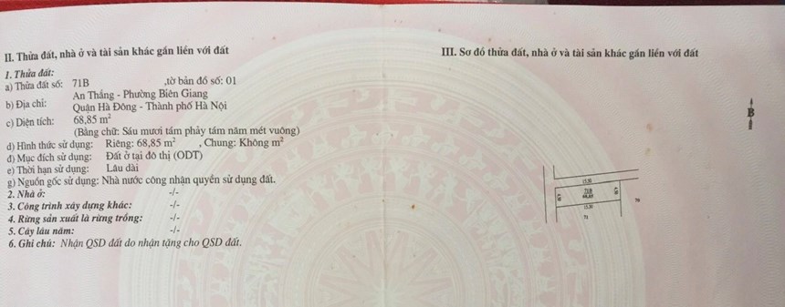 Lô góc 68,85m đẹp nhất phường biên giang
 View 2 hồ to thoáng mát vĩnh viễn
 Đường trước mặt rộng