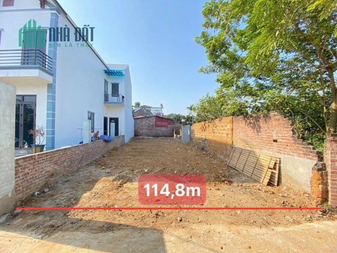 Bán đất công nghệ cao Hòa Lạc - 115m xã Hạ Bằng Giá chưa đến 2 tỷ