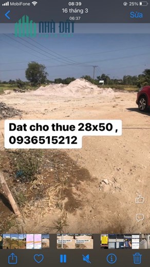 CHO THUÊ ĐẤT 28X50M CÓ 150M2 THỔ CƯ