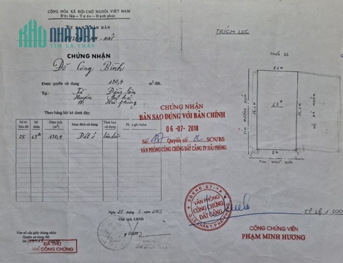 Bán nhà ô.tô đỗ cửa ngõ 193 Văn Cao, 43m 4 tầng đẹp GIÁ 2.19 tỉ