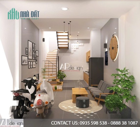 Bán nhà đường số 11 Bình Hưng Hòa 4 x 9 trệt 1 lầu đúc mới hẻm xe hơi thông sát mặt tiền gần chợ 26