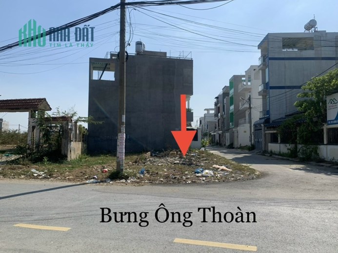 MẶT TIỀN BƯNG ÔNG THOÀ NGAY SÁT VILLAGEPARK. LÔ GÓC SIÊU RẺ