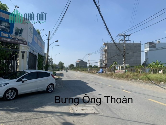 MẶT TIỀN BƯNG ÔNG THOÀ NGAY SÁT VILLAGEPARK. LÔ GÓC SIÊU RẺ