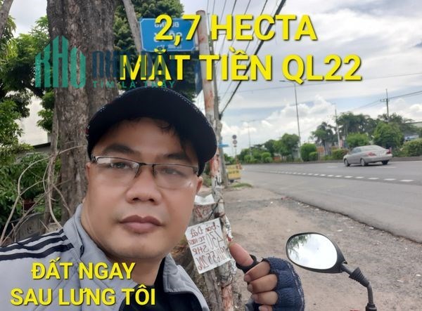 Mặt Tiền 27000m2 QL22 có 108 tỷ Tân An Hội Củ Chi TP.HCM