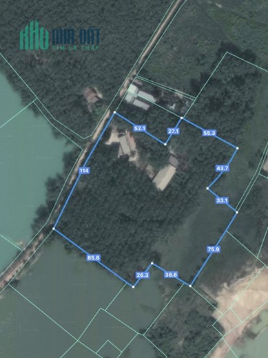 Đất Trống View Hồ, Sát Sông Sài Gòn, Hướng Tỉnh Lộ 15, Lộc Tri, Hưng Thuận, Thị Xã Trảng Bàng, Tây
